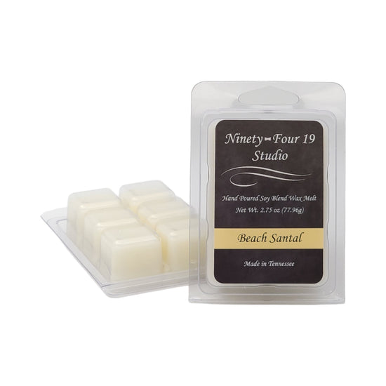 Natural soy blend wax melt - Beach Santal fragrance