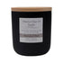 Scented soy wax candle - 10 oz black ceramic container