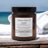 Natural soy wax candle - 6.5 oz amber glass jar