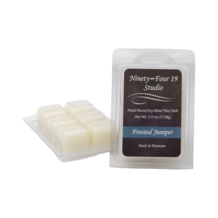 Natural soy blend wax melt - Frosted Juniper fragrance