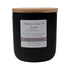 Scented soy wax candle - 10 oz black ceramic container