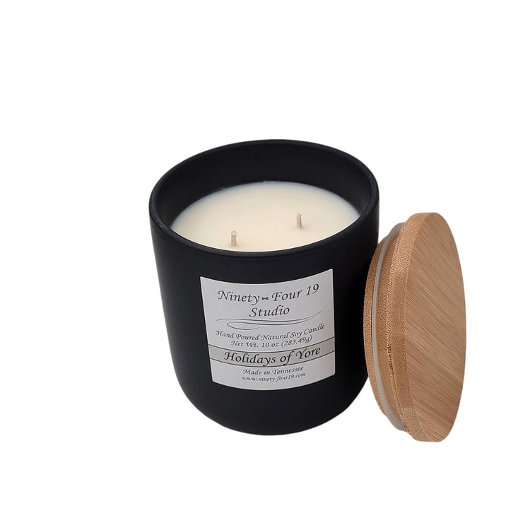 scented natural soy wax candle - 10 oz ceramic container