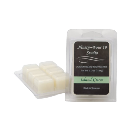 Natural soy blend wax melt - Island Grove fragrance