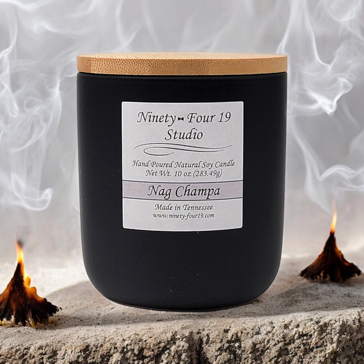 Scented Natural soy wax candle - 10 oz nordic ceramic container