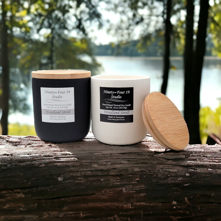 scented natural soy wax candles - 10 oz ceramic containers