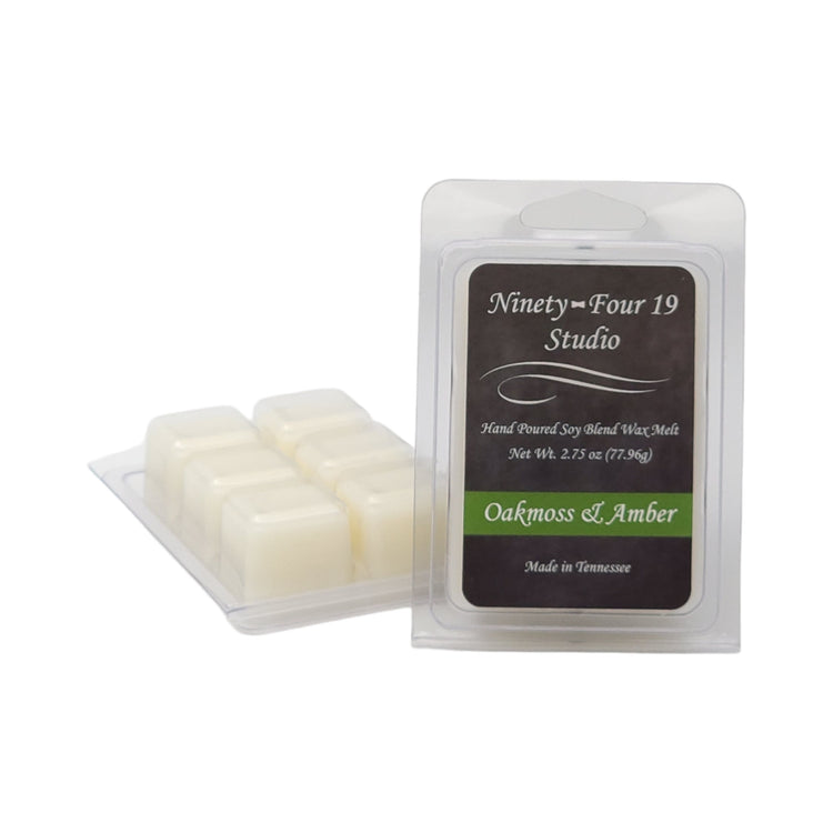 Natural soy blend wax melt - Oakmoss and Amber fragrance