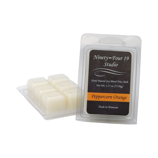 Natural soy blend wax melt - Peppercorn Orange fragrance