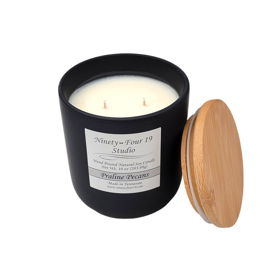 scented natural soy wax candle - 10 oz ceramic container