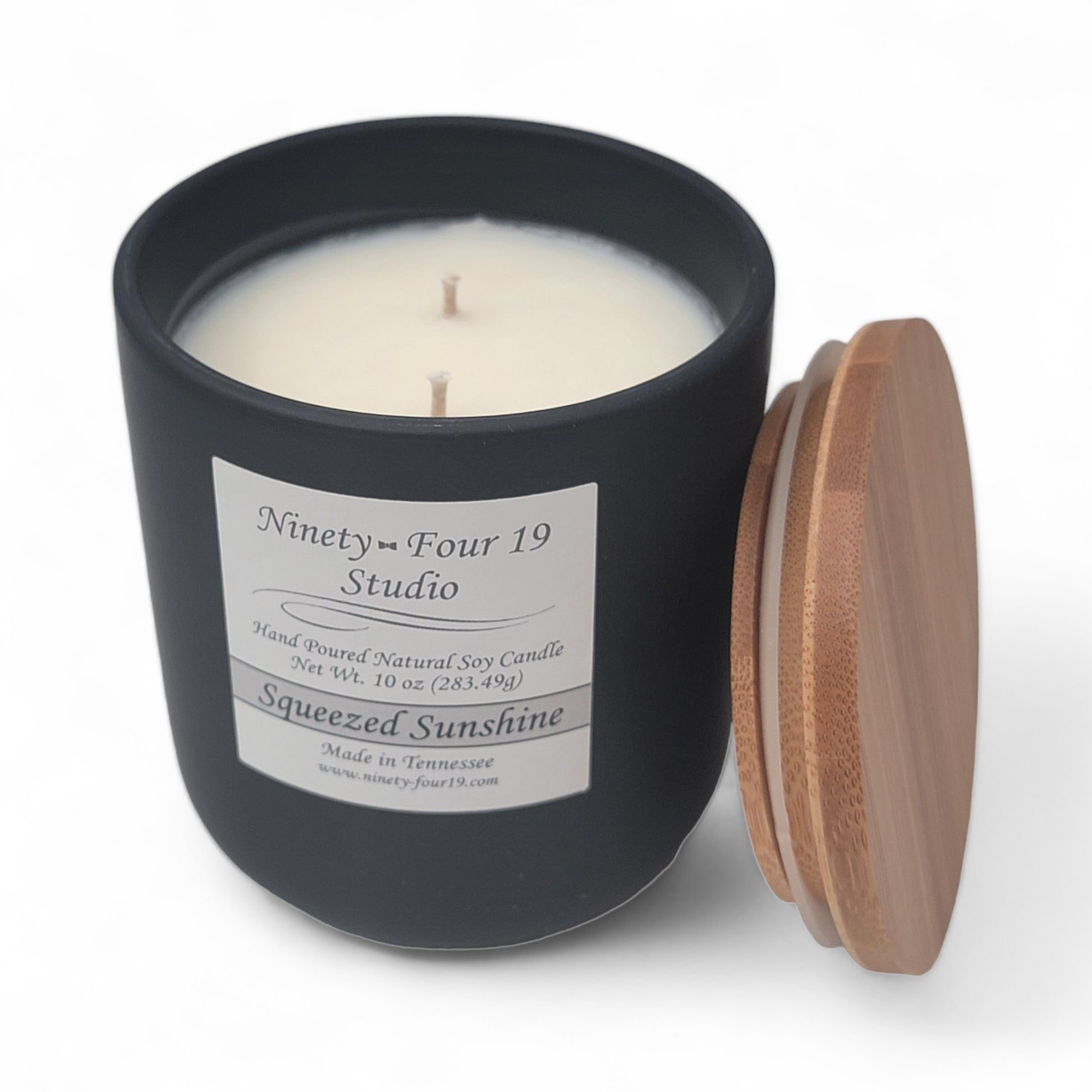 Scented Natural Soy Wax Candle - Squeezed Sunshine Fragrance ...