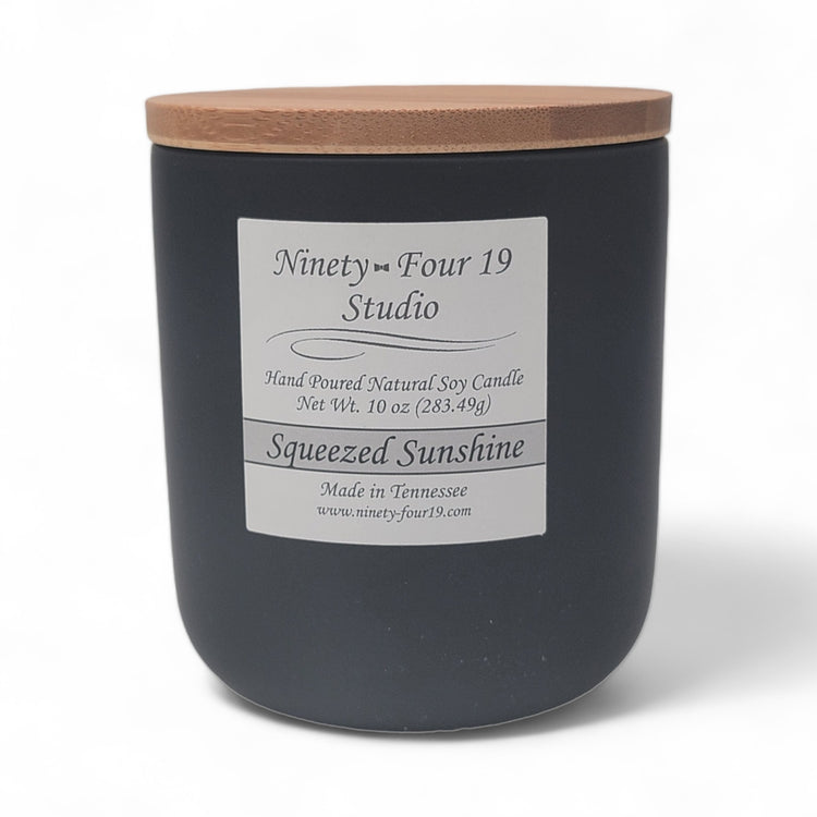 Natural soy wax candle - 10 oz ceramic container